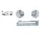 Prag FIAT DOBLO (152/263), 01.2010-12.2014, partea stanga, spate; metal galvanizat,