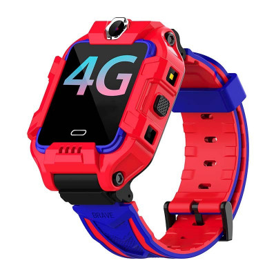 Resigilat Ceas Smartwatch Copii Techstar&amp;reg; Y99, 1.40 inch IPS, Cartela SIM 4G LTE, Tracker GPS, AGPS, LBS, WIFI, Buton SOS, Apelare Video, Rosu foto