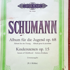 F508-Album partituri-R.SCHUMANN-Album Tineret 68-Scene din copilarie ed. Peters.