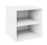 Cumpara ieftin Raft pardoseala 1 polita mdf alb 35x35x35 cm