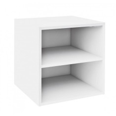 Raft pardoseala 1 polita mdf alb 35x35x35 cm