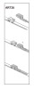 Stergator parbriz sofer FIAT DOBLO Box (263) 02 2010,z COD:ART38 24