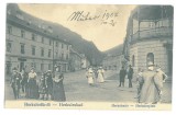 4243 - Baile HERCULANE, market, Romania - old postcard - used - 1907