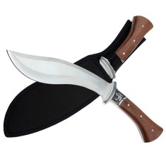 Maceta de vanatoare DEPOX&reg;, Ancient Tiger, 33.5 cm, otel inoxidabil, maro