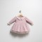 Rochita eleganta pentru fetite Elbise, Tongs baby, cu tulle si volane (Culoare: Crem, Marime: 24-36 luni)