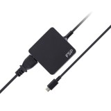 ALIMENTATOR Notebook Universal AC-DC, FORTRON, 65W - compatibil majoritatea NB, tensiuni AC/5V, 9V, 12V, 15V, 20VDC, USB-C 3.1 PD, prot. SCP/OVP/OPP/O