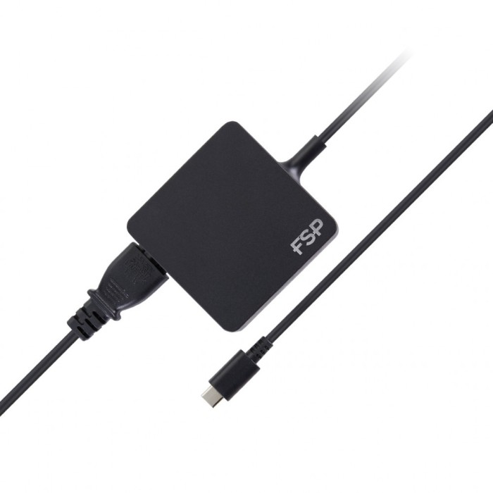 ALIMENTATOR Notebook Universal AC-DC, FORTRON, 65W - compatibil majoritatea NB, tensiuni AC/5V, 9V, 12V, 15V, 20VDC, USB-C 3.1 PD, prot. SCP/OVP/OPP/O