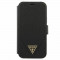 Husa Book Guess Saffiano V Stitch pentru iPhone 12 Mini Black