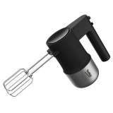 Mixer Beko HMM81504BX, 500W, 4 trepte de viteza, functie Turbo, negru/inox