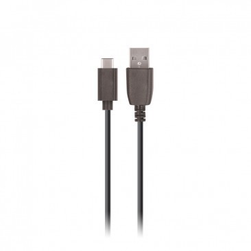 CABLU DE DATE MAXLIFE, USB / USB TYPE-C 1M, 2A, NEGRU BLISTER foto