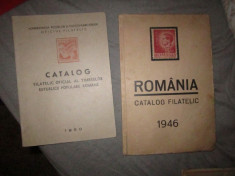 2 cataloage filatelice an 1946 si 1950 x21 foto