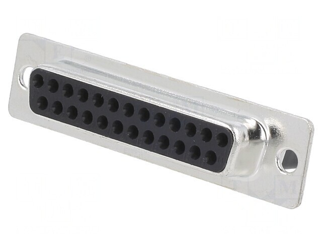 Conector D-Sub 25-Pin Mamă pe Cablu Negru