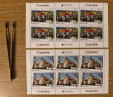 Europa 2017 &ndash; Castele, minicoală cu 6 timbre, LP 2142D
