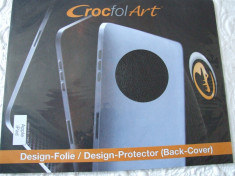 Folie protectie Apple iPad Back-Cover Leather Black foto