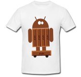 Cumpara ieftin Tricou &quot; Android Kitkat skateboard &quot;