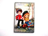 magnet frigider cu copii in excursie 36342