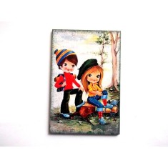 magnet frigider cu copii in excursie 36342