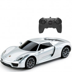Masina cu telecomanda Porsche 918 Spyder, scara 1:24, Argintiu