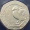 20 pence 2023 Marea Britanie, Puffin, Charles al-III-lea, Tudor crown privy mark, Brilliant uncirculated, Coincard, km#2439