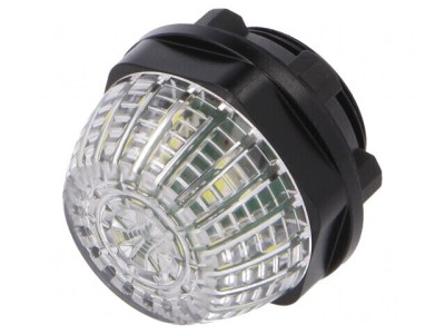 Lumină de Control LED 24V Albă &amp;Oslash;22,5mm 14-25&amp;divide;55&amp;deg;C foto