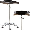 Asistent Coafor Mobil Enzo T0154, Cărucior Vopsire, Masă Trepied Salon &Icirc;nfrumusețare, Ajustabil 70-110cm