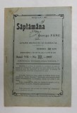 SAPTAMANA , REVISTA , APARE MIERCURI SI SAMBATA , ANUL VII , NO. 33 , 1907