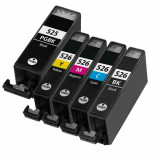 Set 5 cartuse compatibile Canon PGI-520BK+CLI521K,CLI-521C,CLI-521M,CLI-521Y, Multicolor