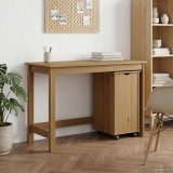 Cumpara ieftin Set birou si cabinet MOSS 2 buc. Maro Miere 112 x 50 x 75 cm