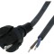 Cablu 2x1mm2 2m Negru