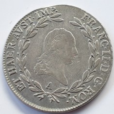 Austria 20 kreuzer 1806 A /Viena argint Francisc ll