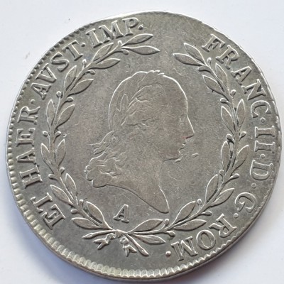 Austria 20 kreuzer 1806 A /Viena argint Francisc ll foto