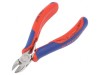 Clești laterali pentru tăiere 120mm m&acirc;nere bicomponente, KNIPEX