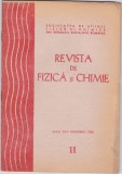 Revista De Fizica Si Chimie - Anul XXV, Nr.11 , NOIEMBRIE. 1988