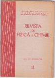 Revista De Fizica Si Chimie - Anul XXV, Nr.11 , NOIEMBRIE. 1988