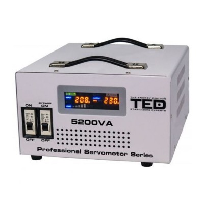 Stabilizator retea maxim 5200VA-SVC cu servomotor TED000200 SafetyGuard Surveillance foto