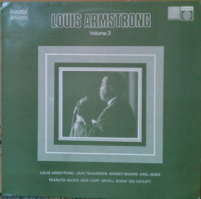 Vinil Louis Armstrong &amp;ndash; Louis Armstrong Volume 3 (VG+) foto