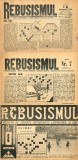 3 reviste rebus REBUSISMUL - anii 1944-1945 - necompletate