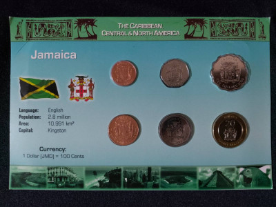 Seria completata monede - Jamaica 1996-2006 , 6 monede foto