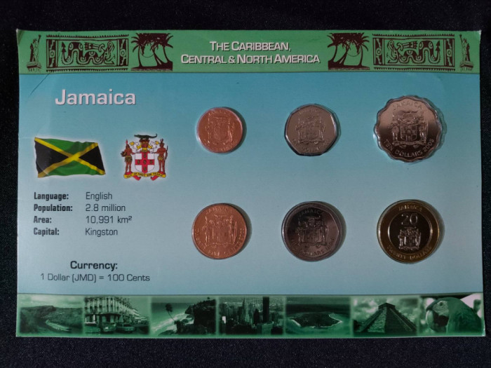 Seria completata monede - Jamaica 1996-2006 , 6 monede