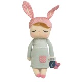 Papusa Metoo din plush pentru copii cu urechi de iepuras 34 cm