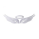Abtibild &quot;ARIPI DE INGER&quot; culoare Argintiu Cod: DZ-66 Automotive TrustedCars, Oem