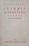 Istoria literaturii romane contemporane. Evolutia poeziei lirice, vol. 3 - E. Lovinescu