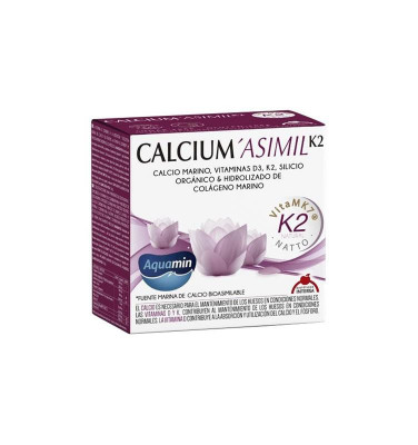 Supliment Alimentar cu Calciu Marin Calcium Asimil K2 30 pliculete Dieteticos Intersa foto