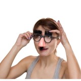 Ochelari carnaval cu sprancene si nas