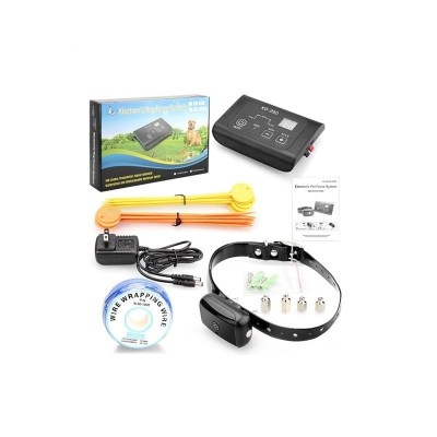 Gard Perimetru Electric Invizibil Wireless 300M pentru caini Reincarcabil Ajustabil Waterproof IP67 KD-990 foto