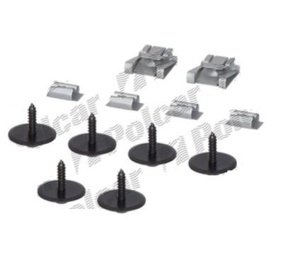 Set fixare scut motor Mercedes clasa A (W168) 09.1997-08.2004; set 12 buc, fixare scut sub motor, A0019906036, A0019949845, A0049943145, A2019900536 foto