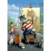 Puzzle 500 piese - The Painter Cat-Don Roth, Jad
