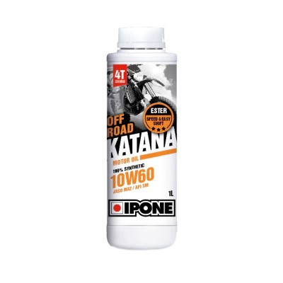 Ulei moto 4T Ipone Katana Off Road 10W60 100% Sintetic ESTER - JASO MA2 - API S... Cod Produs: MX_NEW 800019IP foto