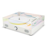 Pick-up cu ac safir si difuzor bluetooth Electromures EM 1020, Culoare alb ? Rainbow Edition ProDesign DailyAppliances