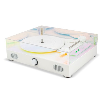 Pick-up cu ac safir si difuzor bluetooth Electromures EM 1020, Culoare alb ? Rainbow Edition ProDesign DailyAppliances foto